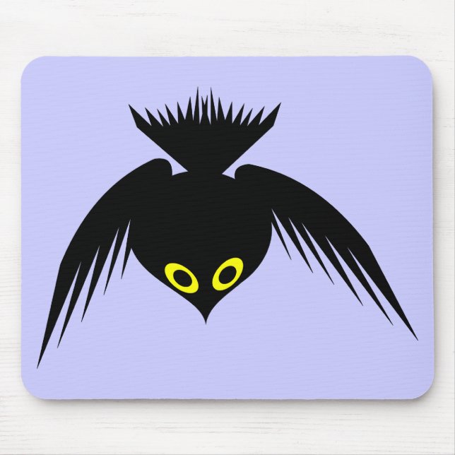 Kråka Mousepad Musmatta (Framsidan)