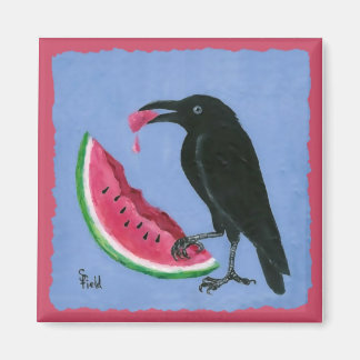 kråka och vattenmelon magnet