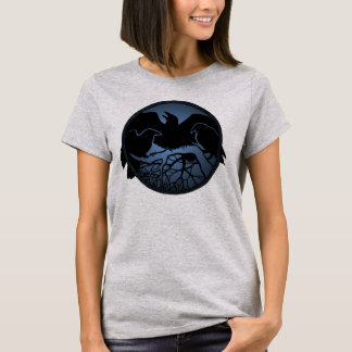 Kråka om för kvinnor i Raven Art Shirts Dam / Rav T-shirt