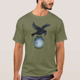 Kråka överst av världen t-shirt