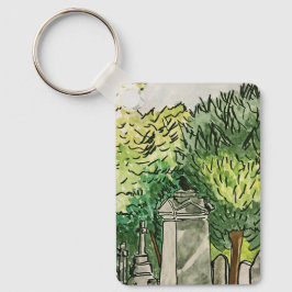 Kråka på Graveyard. Nyckelring