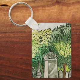 Kråka på Graveyard. Nyckelring
