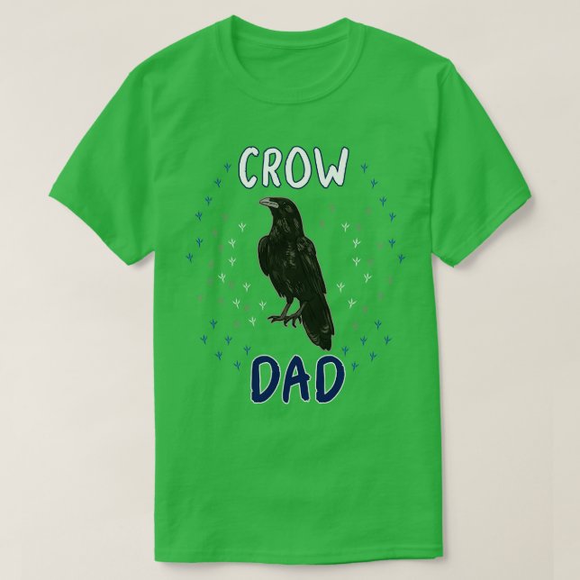 Kråka Pappa T Shirt (Design framsida)