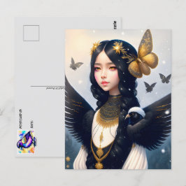 Kråka Princess, Postcross Vykort