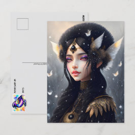 Kråka Princess, Postcross Vykort