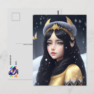 Kråka Princess, Postcross Vykort