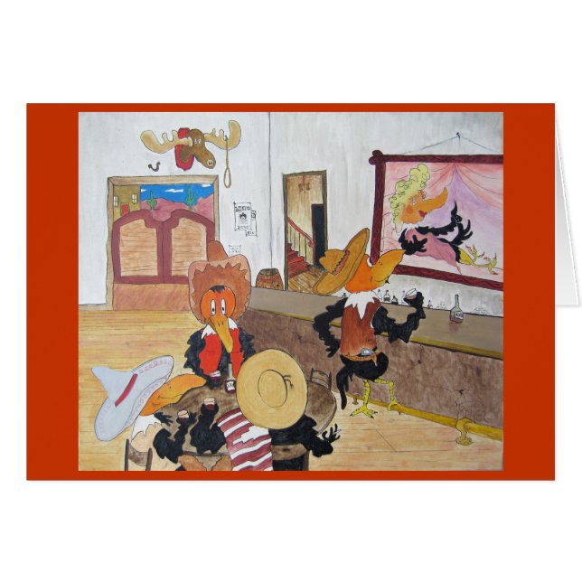 Kråka-Pub Hälsningskort (Framsidan Horizontal)