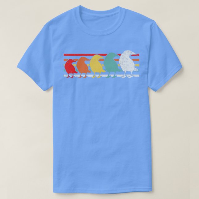 Kråka Raven Bird 2 T Shirt (Design framsida)