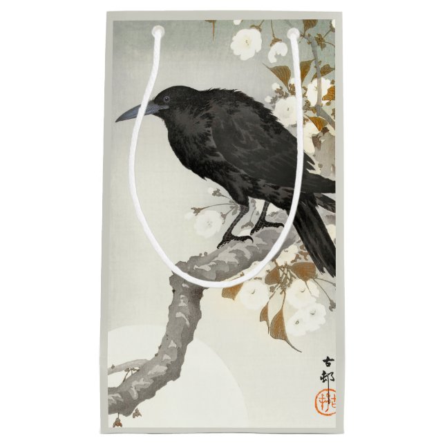 Kråka Raven Koson japansk Bird (Framsidan)