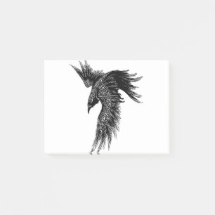 Kråka Raven Norse Viking Symbol Post-it Block
