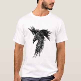 Kråka Raven Norse Viking Symbol T Shirt