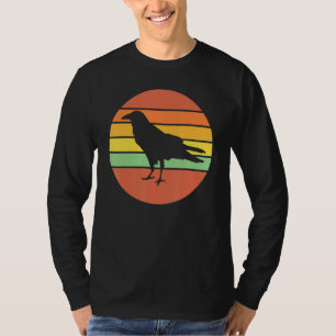 Kråka Raven Retro Sunset T Shirt