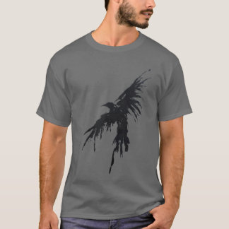 Kråka Raven Shirt DiEmphasis flygande Bird Kråka T
