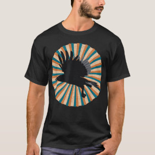 Kråka Retro Vintage Raven Odin Viking Fläkt Hugin T Shirt