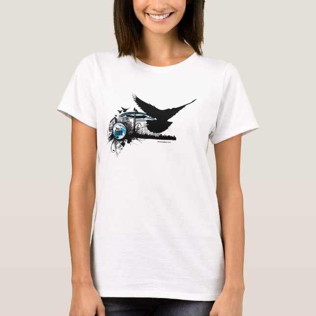 kråka t-shirt (Framsida)