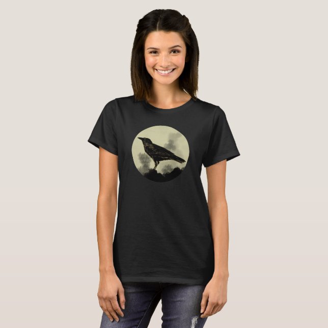 Kråka T-shirt (Hel framsida)