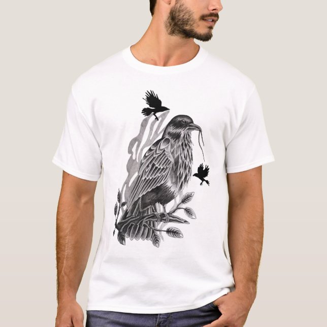 Kråka T Shirt (Framsida)
