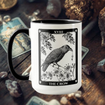 Kråka Tarot Card Mugg - Witchy & Mystical Coffee K