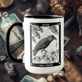 Kråka Tarot Card Mugg - Witchy & Mystical Coffee K