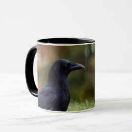 Kråka utomhus mugg
