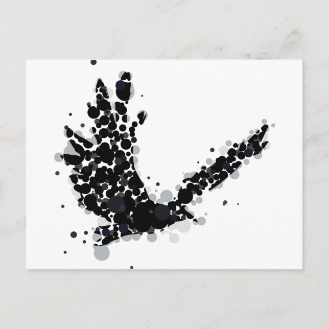 kråka vykort (Framsida)