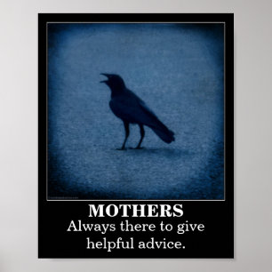 Kråkademotivationalaffisch Poster
