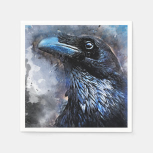 kråkafågel#crow pappersservett