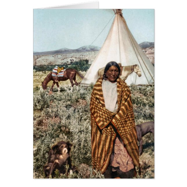 Kråkaindier 1902 hälsningskort (Framsidan)