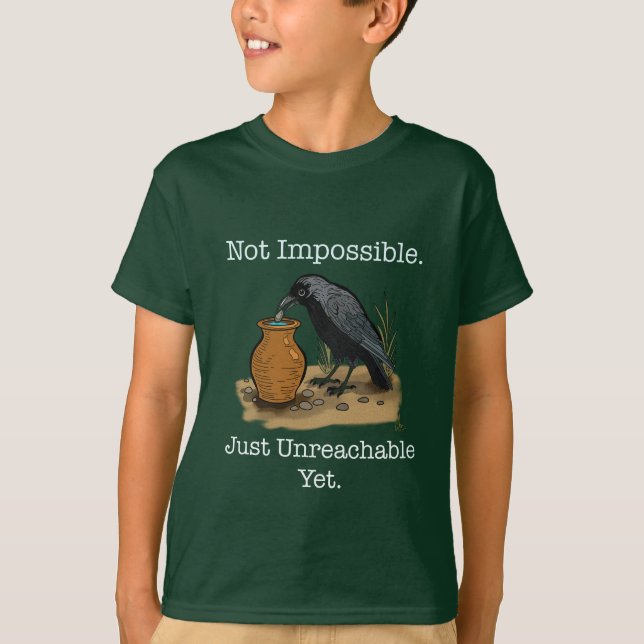 Kråkan Clever: Inte omöjligt T Shirt (Framsida)