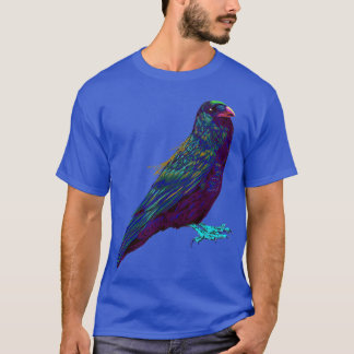 Kråkan Colorful Raven Bird T Shirt