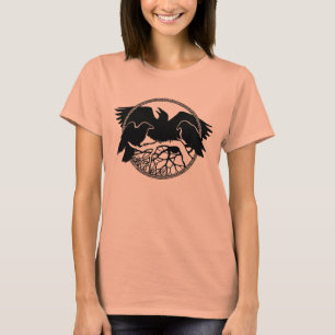 Kråkan Dam Shirt för kvinnor T