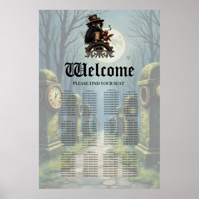 Kråkan driven av kaffe poster (Framsidan)