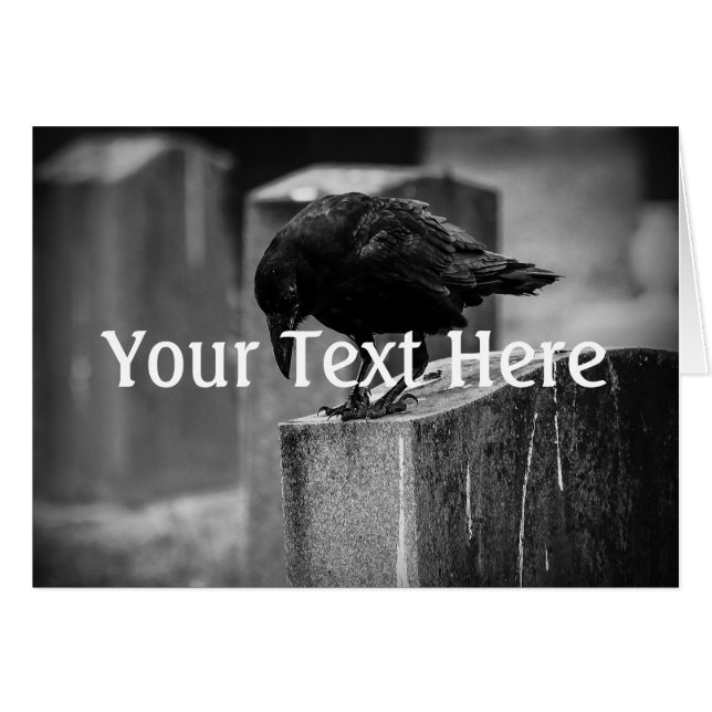 Kråkan Falln Cemetery Hälsningskort (Framsidan Horizontal)