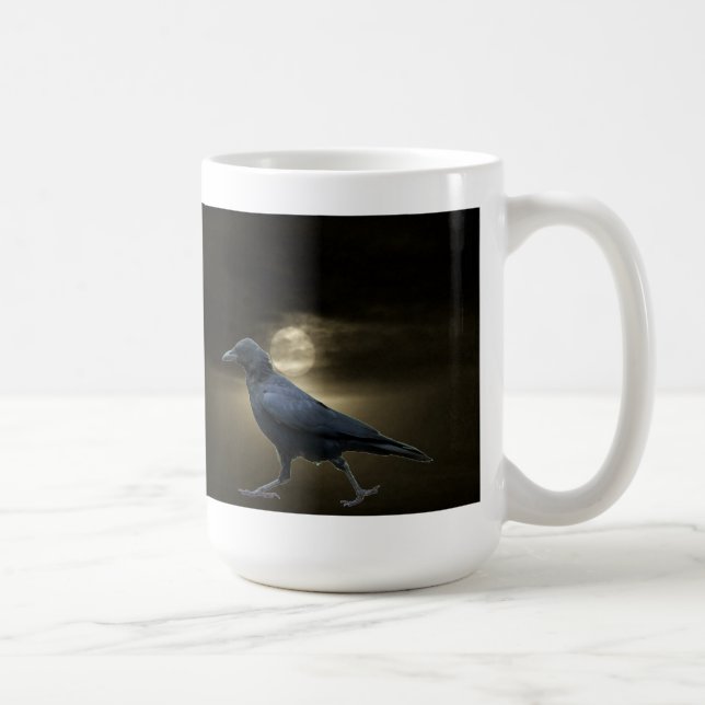 Kråkan går i månsken kaffemugg (Höger)
