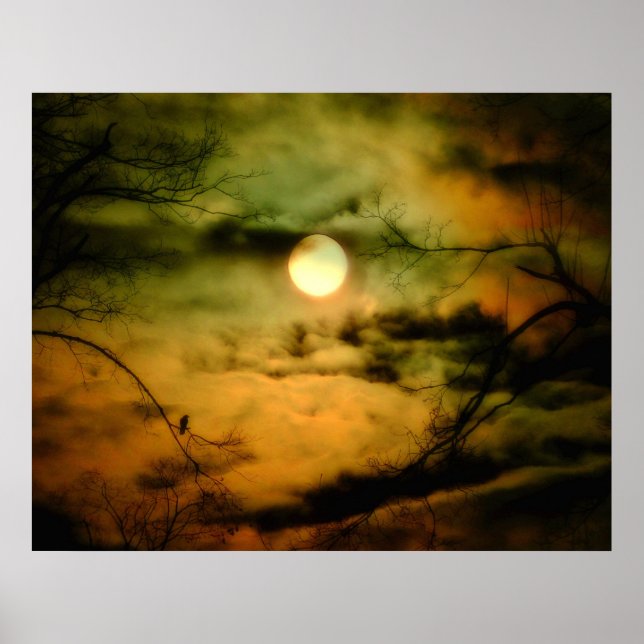 Kråkan och det myntande Himlar Poster (Framsidan)