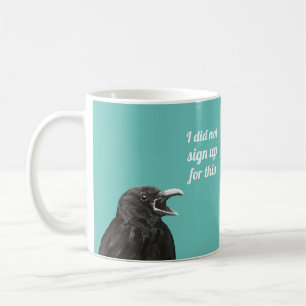 Kråkan registrerade inte kaffe Mugg
