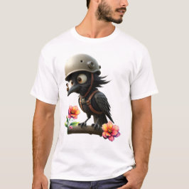 Kråkan som tog flygande råd från en snigel. t shirt