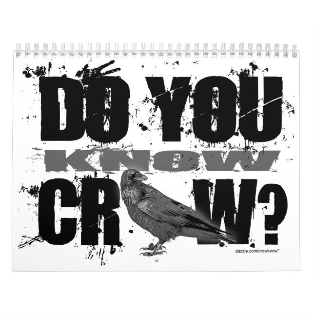 KRÅKAN VET DESS ETT NYTT ÅR KALENDER (Omslag)