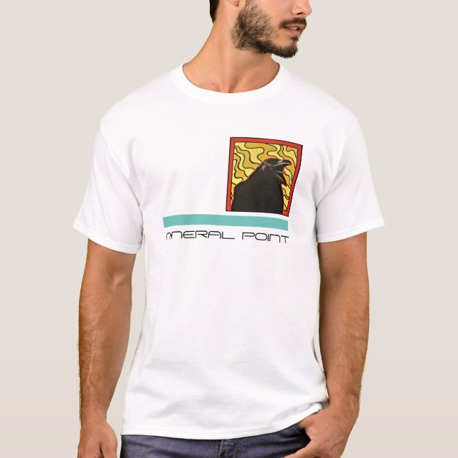 Kråkan vid mineralpunkten t shirt (Framsida)