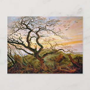 Kråkarnas träd av Caspar David Friedrich Vykort