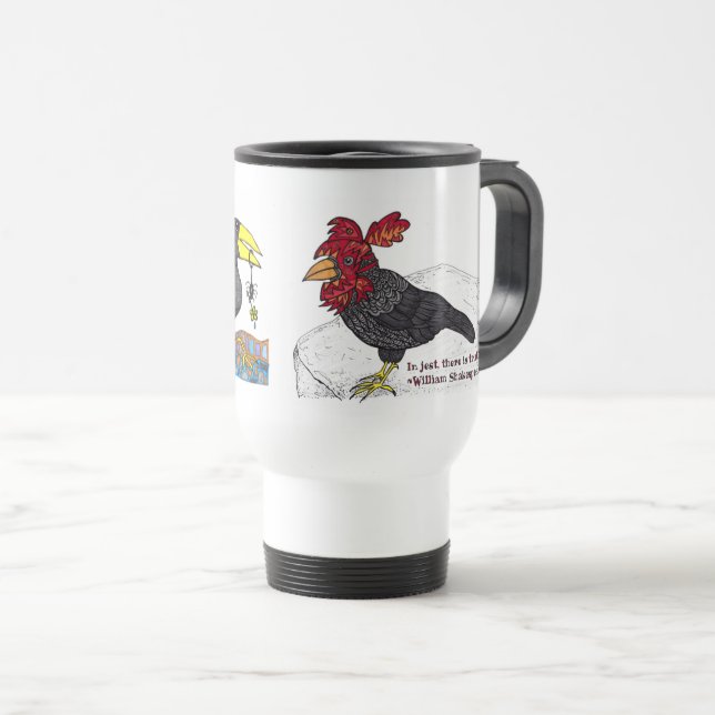 Kråkatravel mug resemugg (Framsida höger)