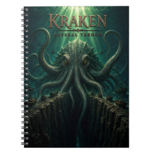 Kraken Abyssal Trench Dark Cinema Anteckningsbok