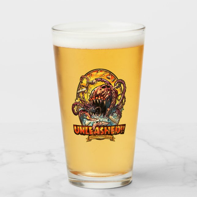 Kraken är fri! glaskopp (Framsida fylld)