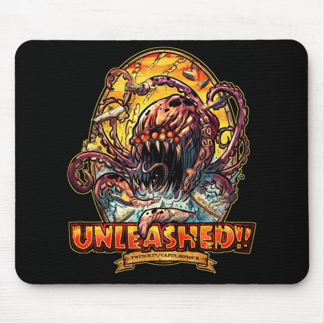 Kraken är fri! musmatta (Framsidan)