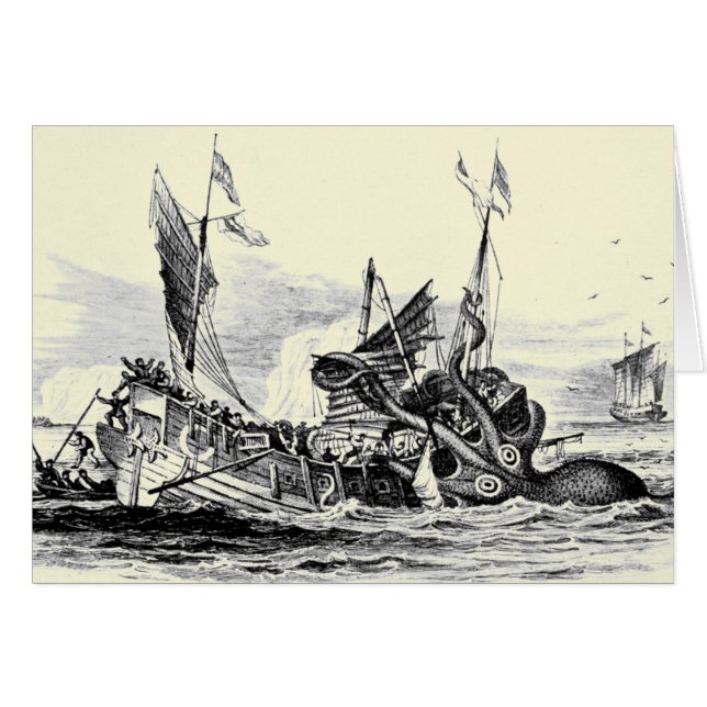 Kraken attack! Kort (Framsidan Horizontal)