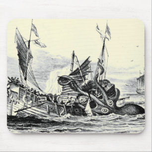 Kraken attack! Mousepad Musmatta