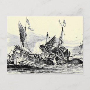 Kraken attack! Vykort