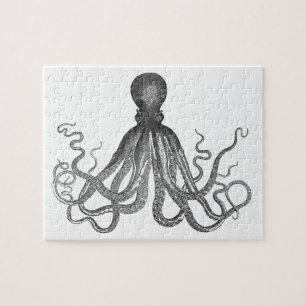 Kraken - Black Giant Octopus / Cthulu Pussel