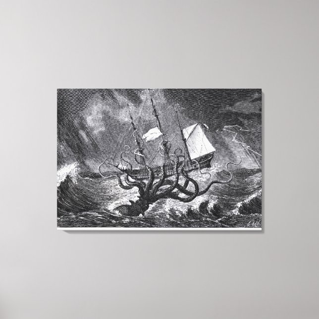Kraken Canvastryck (Framsida)