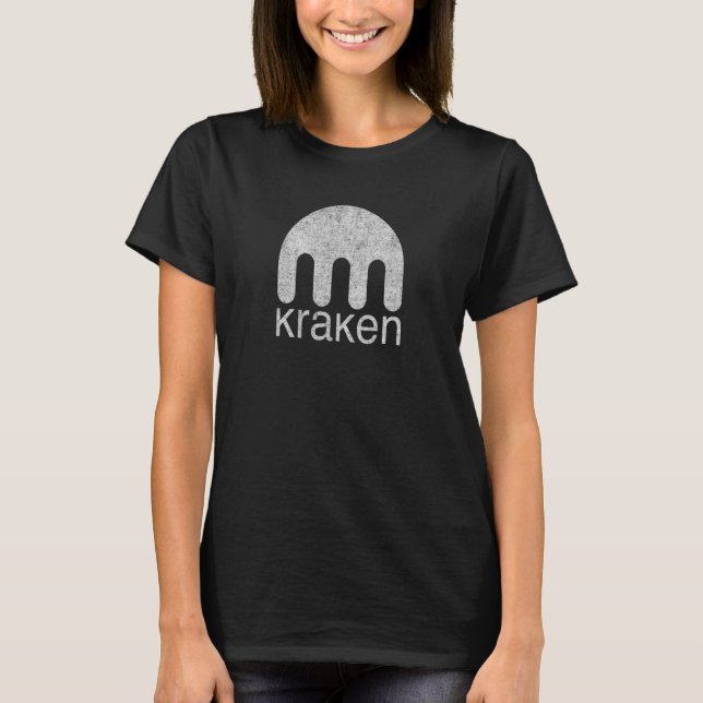 Kraken Crypto Exchange Secure Cryptocurrency & NFT T Shirt (Framsida)